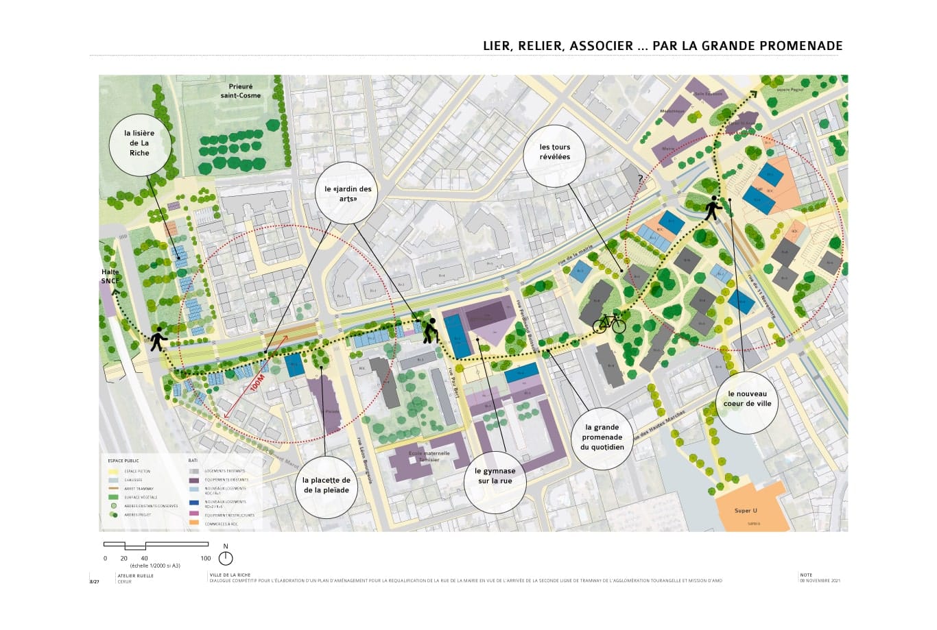 Étude de Plan d’aménagement de la rue de la Mairie - La Riche (37)